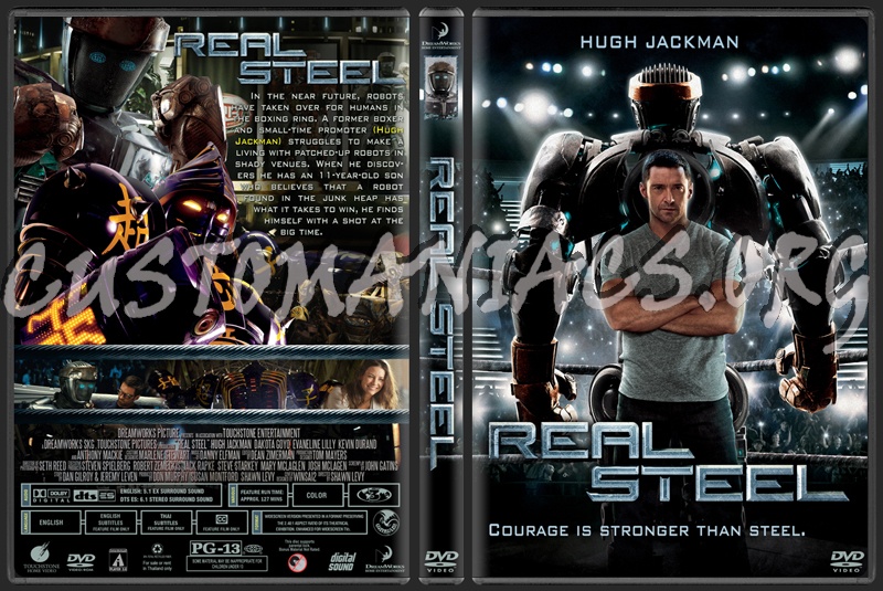 Real Steel Dvd Cover Dvd Covers Labels By Customaniacs Id Free Download Highres Dvd Cover