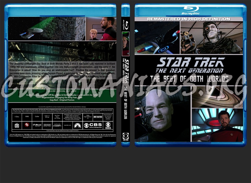Star Trek The Next Generation The Best Of Both Worlds Blu Ray Cover Dvd Covers Labels By Customaniacs Id Free Download Highres Blu Ray Cover