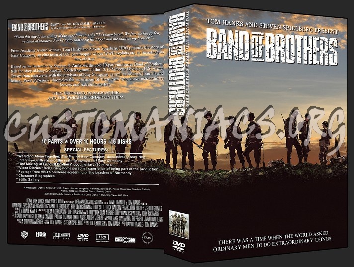 Band Of Brothers Dvd Cover Dvd Covers Labels By Customaniacs Id Free Download Highres Dvd Cover