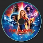 The Marvels blu-ray label