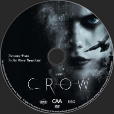 The Crow (2024) dvd label