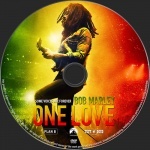 Bob Marley:One Love dvd label