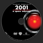 2001 A Space Odyssey dvd label