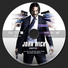 John Wick 2 blu-ray label